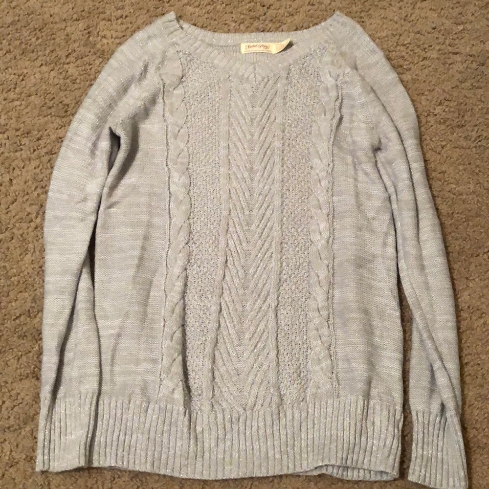 Gray sweater